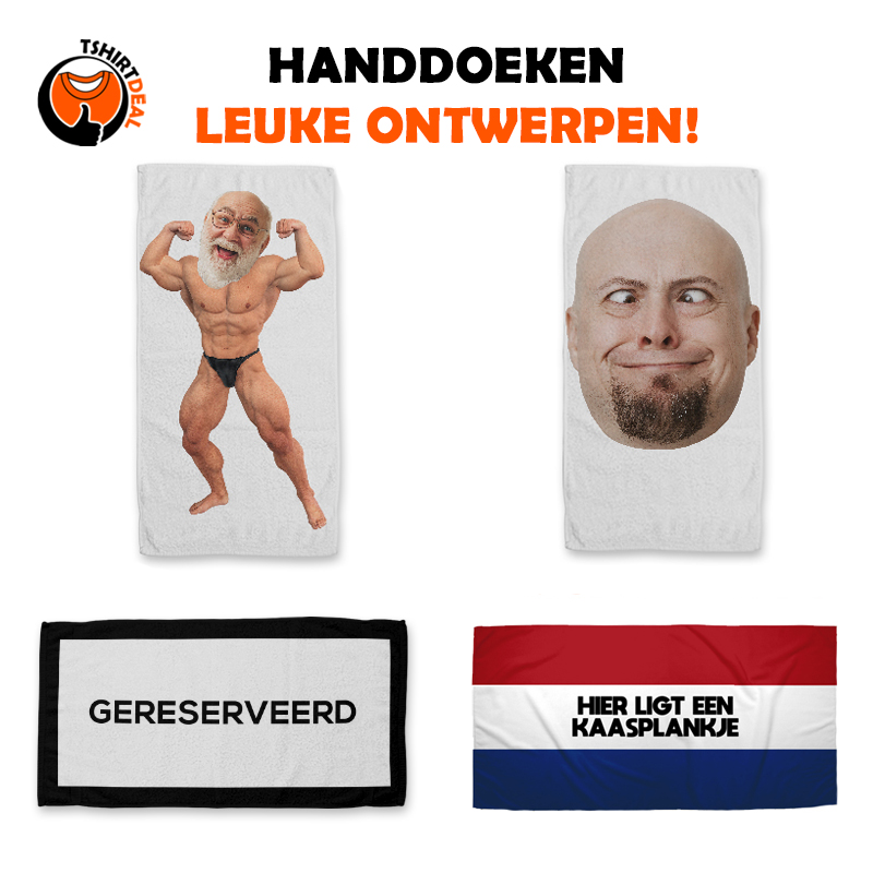 Handdoeken met leuke ontwerpen