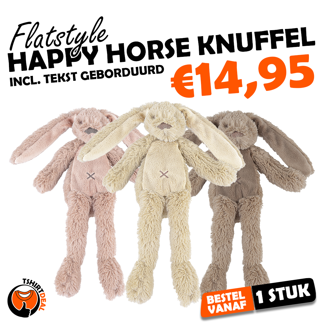 Flatstyle Happy Horse knuffel