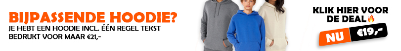 Kinder hoodie €19,-