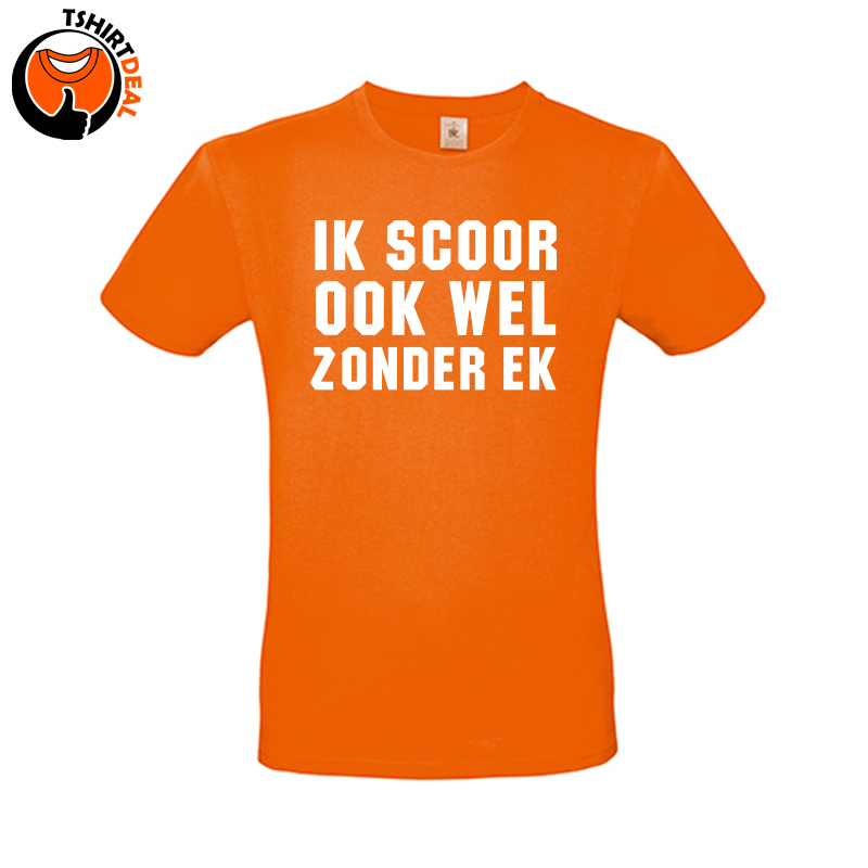'Ik scoor ook wel zonder het EK' heren T-shirt