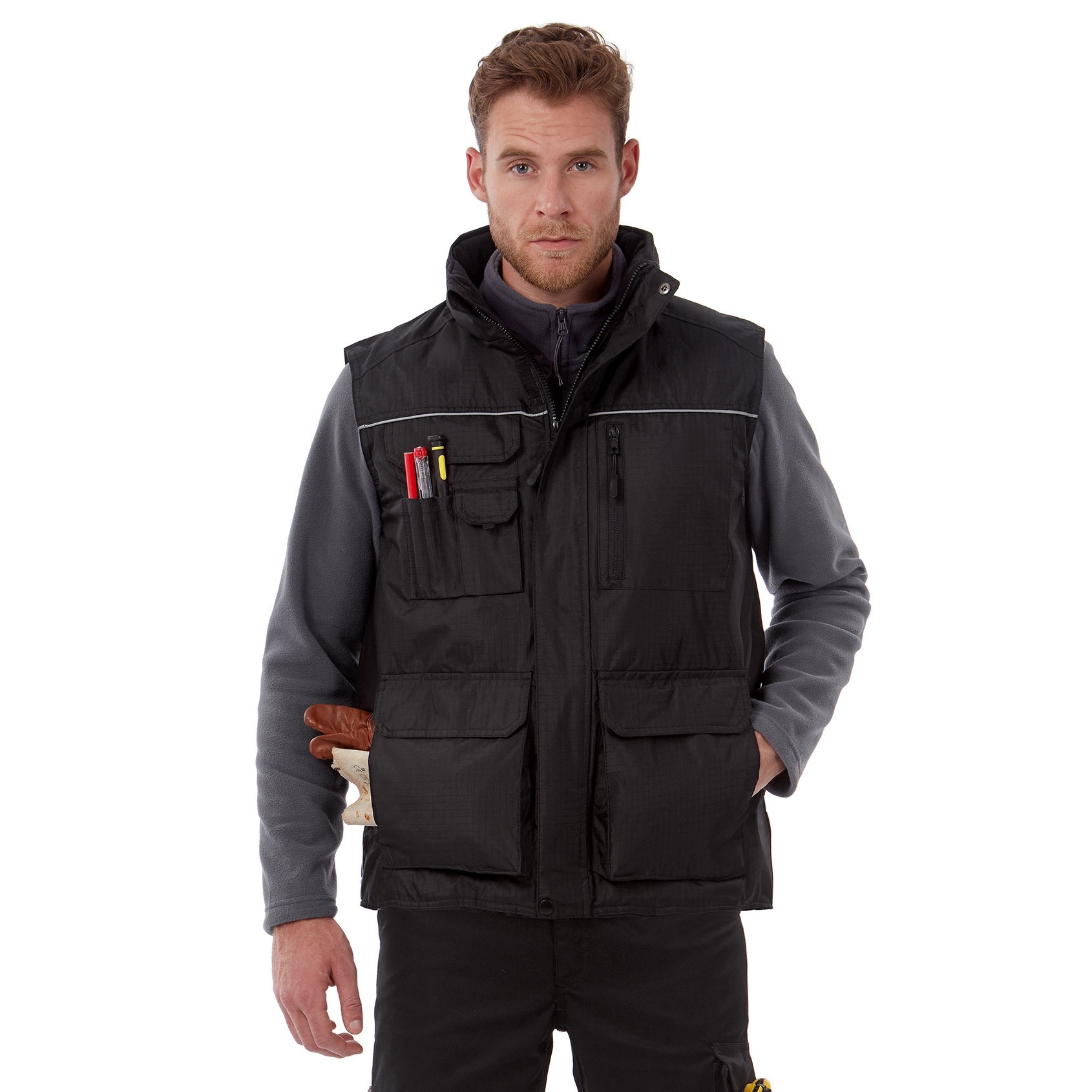 Werk bodywarmer bedrukken