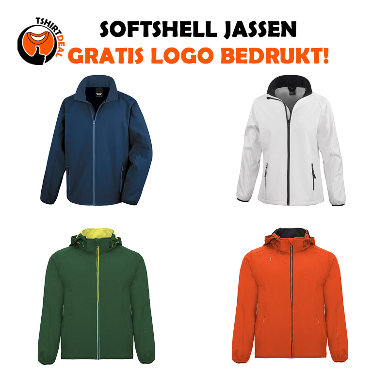 Softshell jassen bedrukken