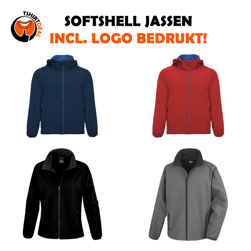 Waterafstotende softshell jassen