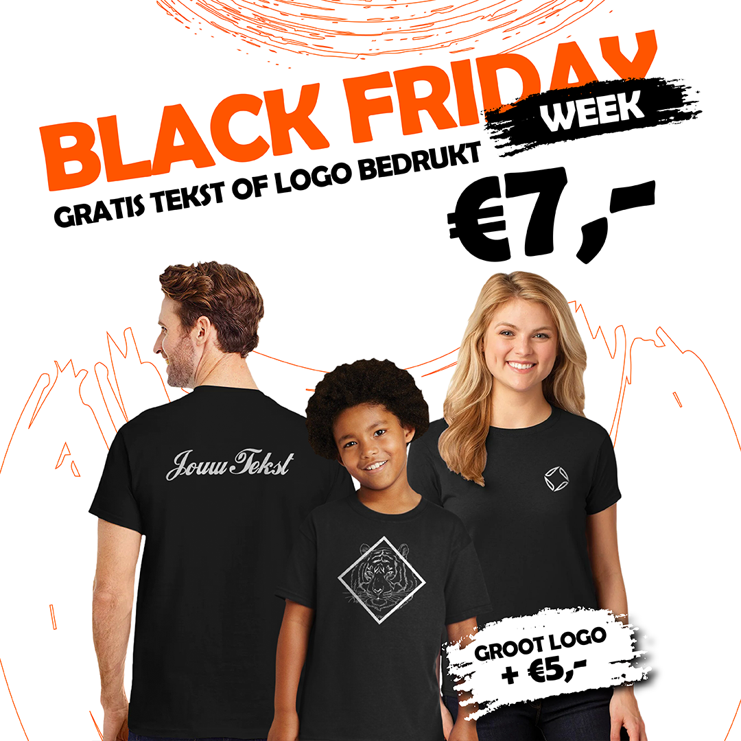 Black Friday T-shirt €7,-