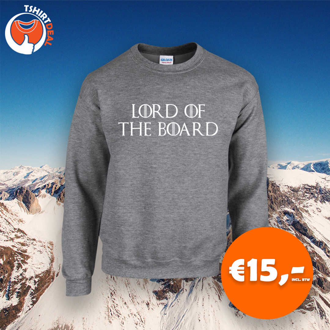 grijze sweater lord of the board