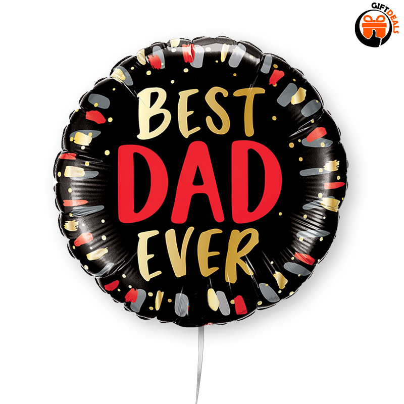 'Best dad ever' ballon rond