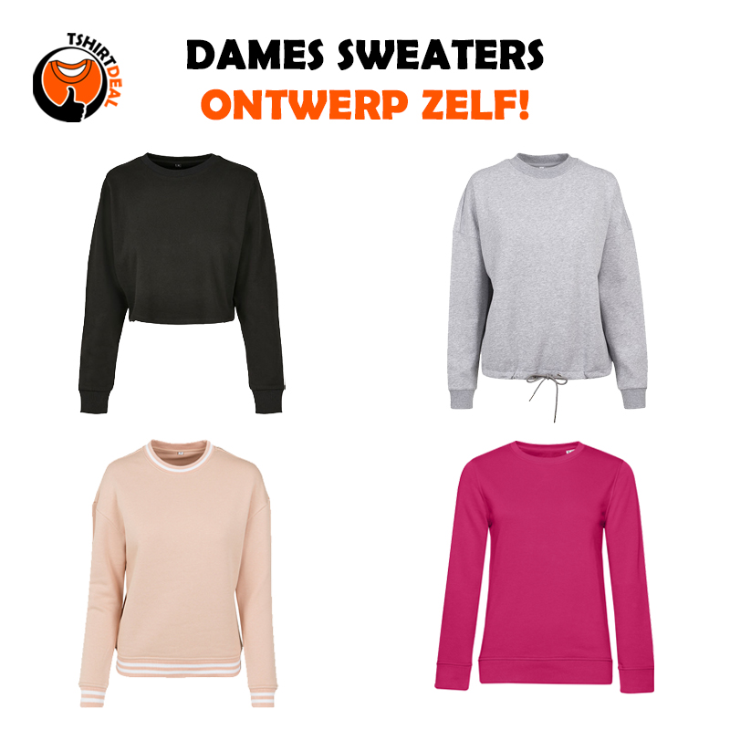 Dames sweater bedrukken