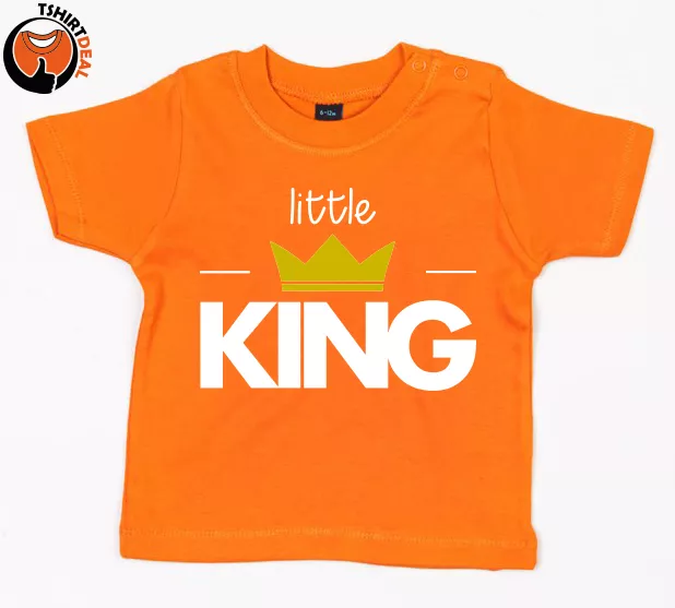 Bedenken Invloedrijk geluk Little King' koningsdag t-shirt | Bestel dit item nu! | Tshirtdeal