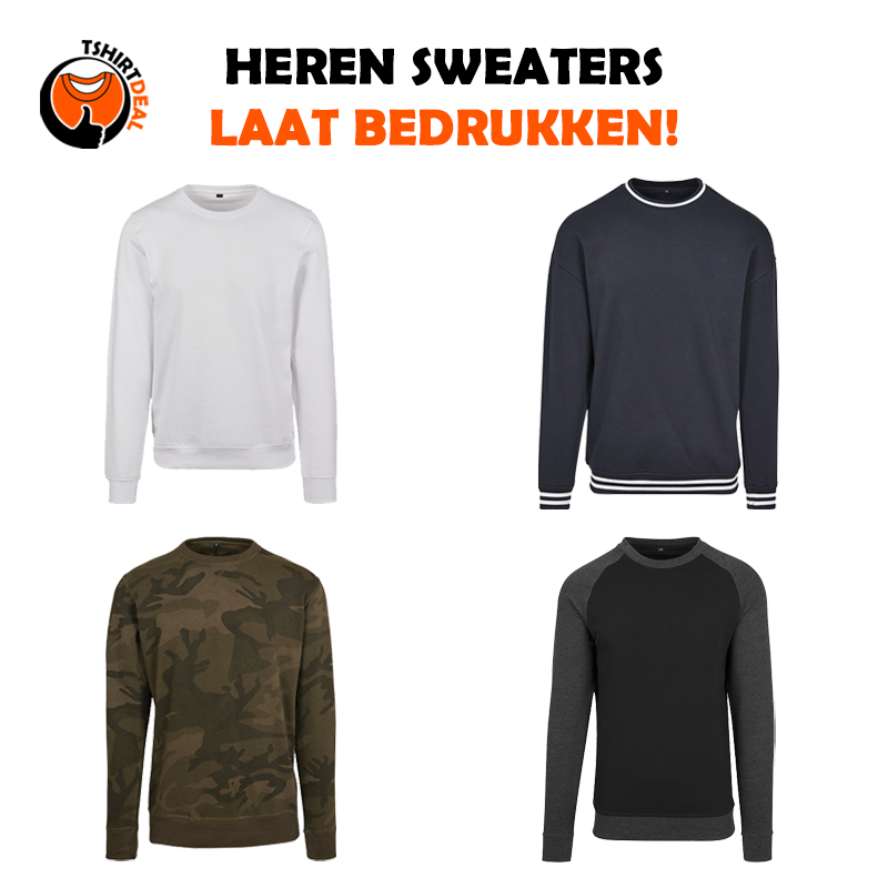Heren sweater bedrukken