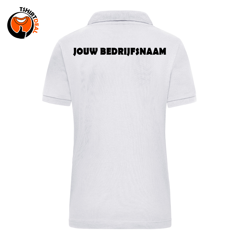 Werkpolo dames ontwerpen en bedrukken