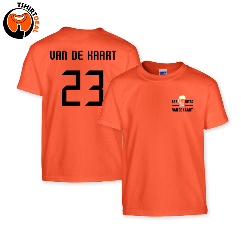 EK bedrijfsshirt kids incl. (bedrijfs)naam en rugnummer