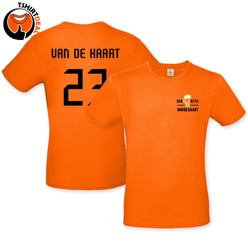 EK bedrijfsshirt heren incl. (bedrijfs)naam en rugnummer