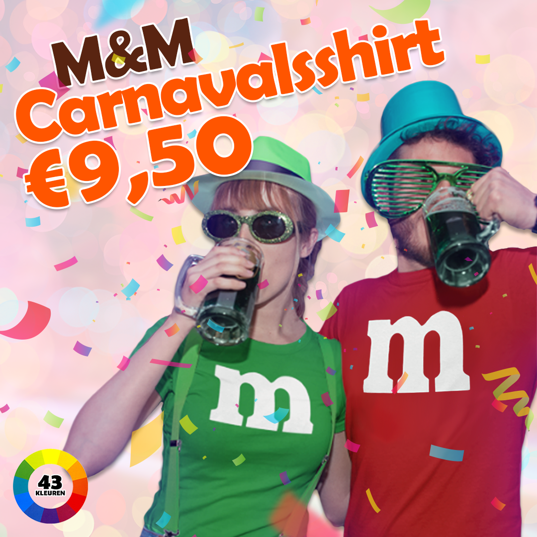 Carnavalsshirt m&M