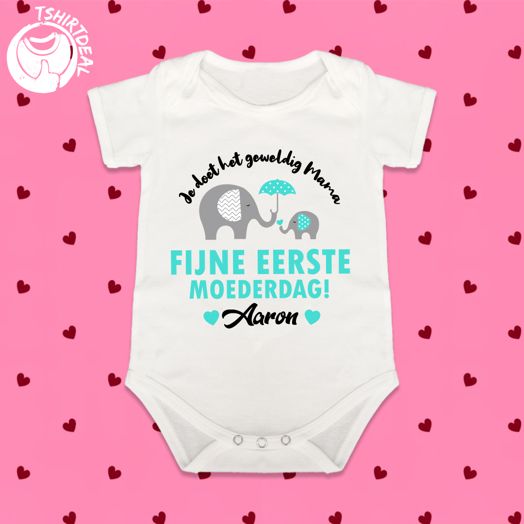 'Fijne eerste Moederdag' Baby Romper