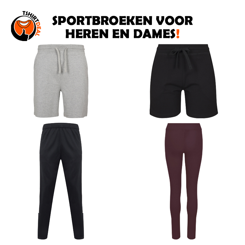 Sportbroeken ontwerpen en bedrukken