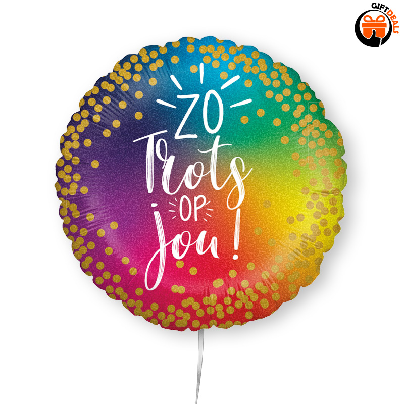 'Zo trots op jou!' ballon rond