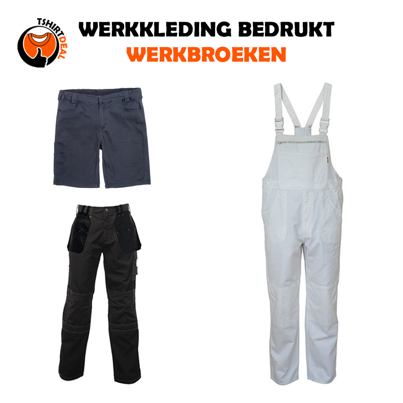 Werkbroeken bedrukken