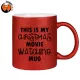 Christmas movie wachting mug