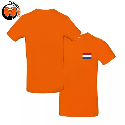 Schildknaap Formulering Hangen Oranje uniseks T-shirt incl. bedrukking | Bestel nu | Tshirtdeal